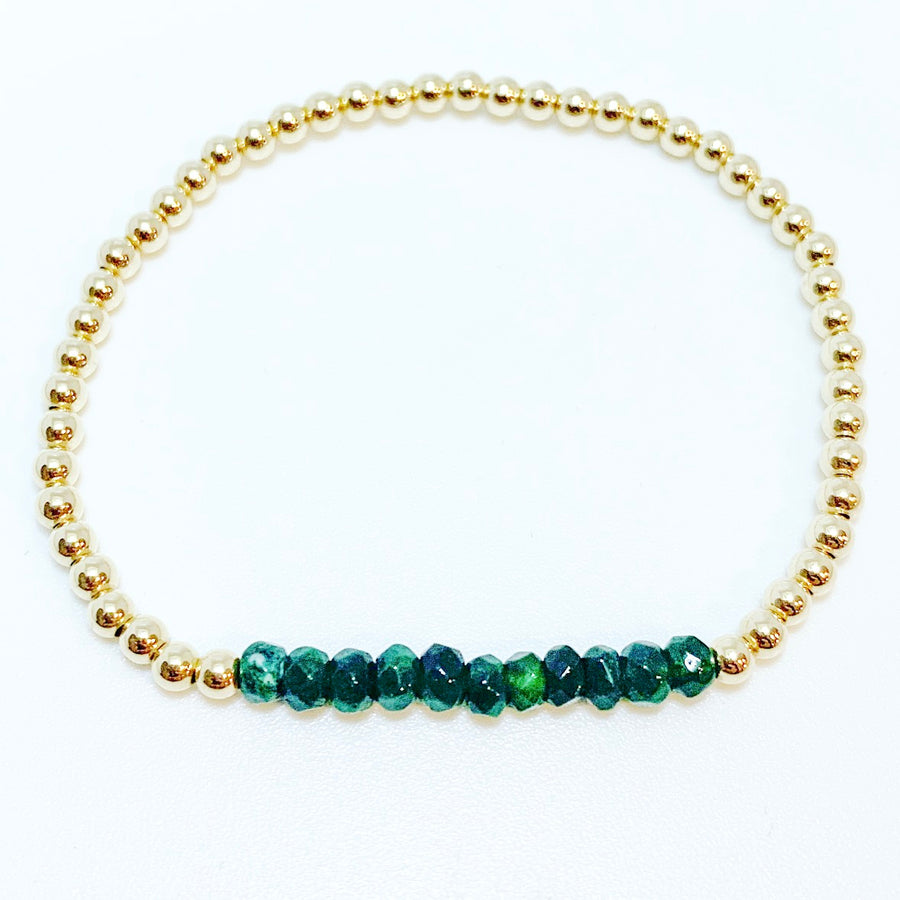 Bracelet with Jade Gemstones
