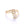 Load image into Gallery viewer, Dainty Initial Gold Ring with CZ
