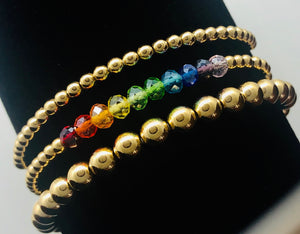Set of 3 with Rainbow Bracelet