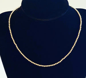 Gold choker Necklace