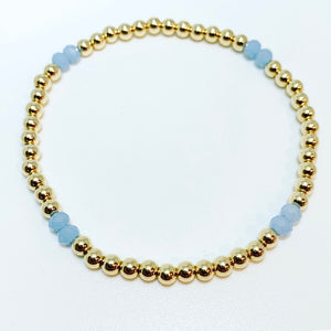 Bracelet with Chalcedony Gemstones