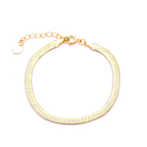 Herringbone Snake Chain Bracelet